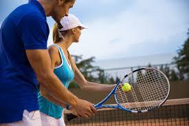 Coaching tennis